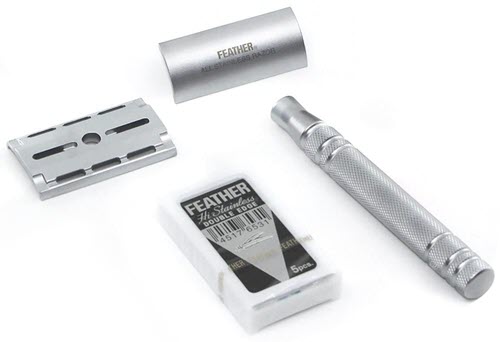 Feather AS-D2 Stainless Steel Safety Razor